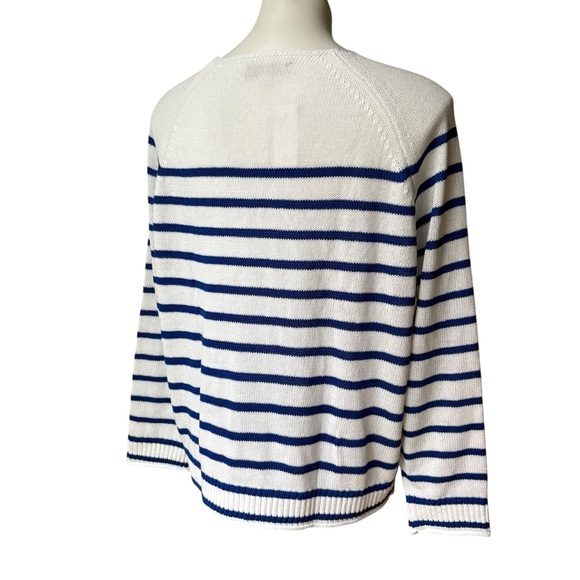 NWT, Loft Sailing Stripe Sweater, Sz M - Picture 7 of 14